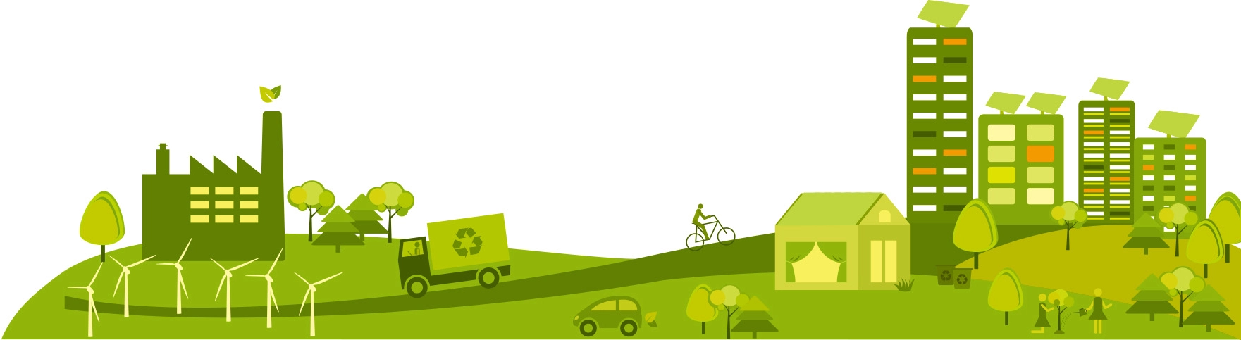 産業システムイメージイラスト